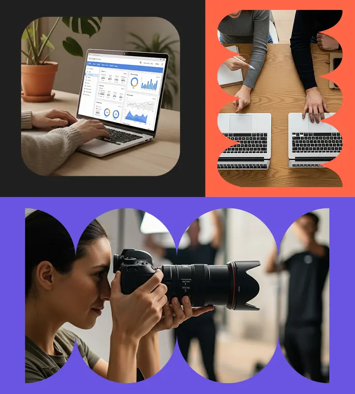 Vista móvil de la solución web